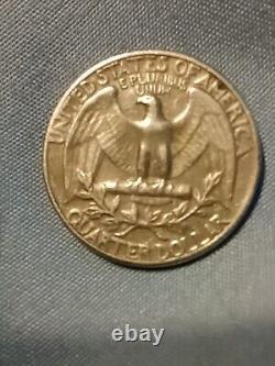 1965 Liberty Quarter No Mint Mark And Lettering Error- Rare Find