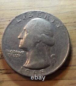 1965 Quarter No Mint Mark Error