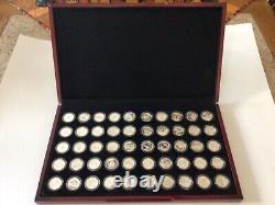 1999S-2008S Silver Statehood Quarters in a Presentation Case