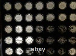 1999S-2008S Silver Statehood Quarters in a Presentation Case