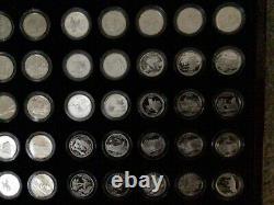 1999S-2008S Silver Statehood Quarters in a Presentation Case