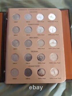 1999-2003 P, D, S & S Clad and Silver Proof Washington Statehood Quarter set