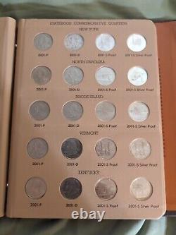 1999-2003 P, D, S & S Clad and Silver Proof Washington Statehood Quarter set