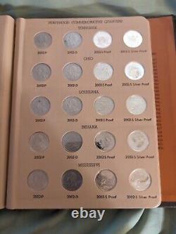 1999-2003 P, D, S & S Clad and Silver Proof Washington Statehood Quarter set