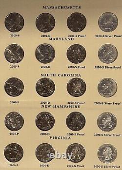 1999-2003 P/D State Quarters With SF Minted 90% Silver & Clad Proof Coins