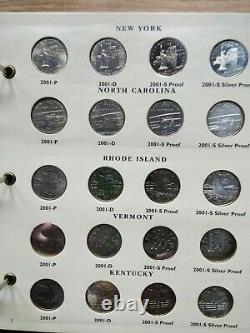 1999-2003 P/d/s/s-proof -25-silver=state Quarters Complete Collection-100 Coins