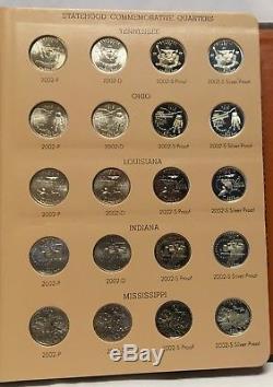 1999-2003 State Quarter 100 Coin Set With Uncirculated, Proof & Silver Proofs