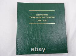 1999-2003 State Statehood Quarters 100 Coins with Silver Proofs in Archival Album