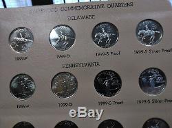 1999-2003 Statehood Quarter Collection COMPLETE WITH PROOFS/ SILVER PROOFS