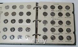 1999-2003 U. S. State Quarter Collection 75-Clad 25-Silver Coins Littleton Album