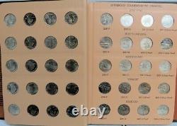 1999 -2003 Us Statehood 25c Quarters 100 Coins Including Proofs In Dansco Album