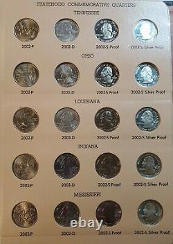 1999 2006 Washington Quarters Statehood Commemorative Sets with Proof & Silver