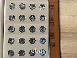 1999-2008PDS & Silver Statehood Quarter Complete 200 Coin Set in Dansco SS0146