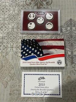 1999-2008+2009 & 2010 Silver State Quarter Proof Sets (12 Sets Included)