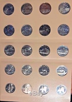 1999-2008 200 Coin Washington Statehood Quarters withSilver Proofs in Dansco Album
