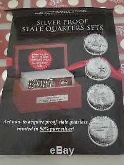 1999-2008 55-coin 50 State Quarter Complete Set (Dansco Albums)