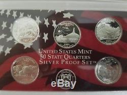 1999-2008 55-coin 50 State Quarter Complete Set (Dansco Albums)