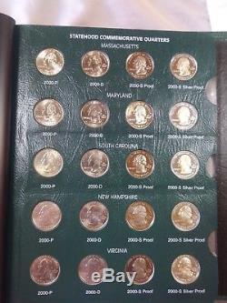 1999-2008 PDSS State Quarter Set Complete With All Silver Proofs 200 Coins