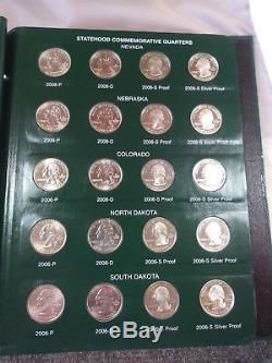 1999-2008 PDSS State Quarter Set Complete With All Silver Proofs 200 Coins