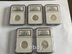 1999-2008 SILVER NGC PF-69 Ultra Cameo Quarter Set 50 Coin Complete Set