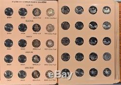 1999-2008 STATE QUARTER SET COMPLETE 200 Coins BU/PROOF/SILVER PF Dansco Albums