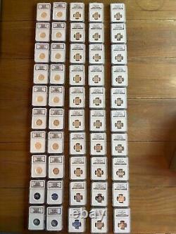 1999-2008 S Complete Set Silver State Quarters NGC Slabbed Proof 69 Ultra Cameo