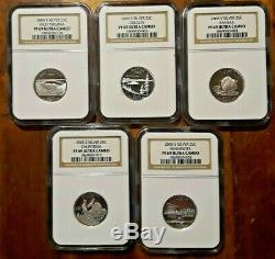 1999-2008 S Silver 25c PF69 Ultra Cameo 50 coin set