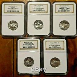 1999-2008 S Silver 25c PF69 Ultra Cameo 50 coin set