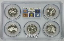 1999 2008 S Silver State Quarter Proof Set Collection PCGS PR69DCAM