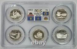 1999 2008 S Silver State Quarter Proof Set Collection PCGS PR69DCAM