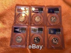 1999-2008-S Silver State Quarter Set 66 Coins PCGS PR69 DCAM PLUS 2009 2010 2011