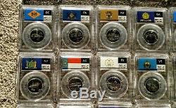 1999 2008 S Silver State Quarters 50 Coin Proof Set Pcgs Pr69 Dcam 25c Pcgsbox