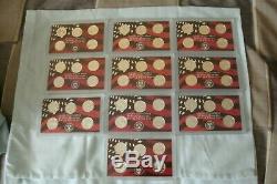 1999-2008 Silver Partial Proof Sets. All 50 Silver State Quarters