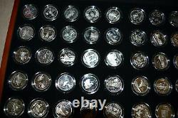 1999-2008 Silver Proof State Quarters Set with Display Box