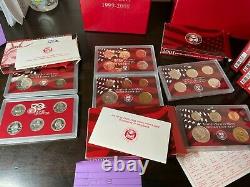 1999 2008 Silver proof set (B) include 50 state quarter collection in Silver