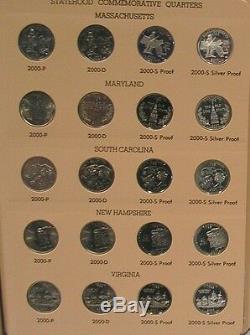 1999 2008 State Quarters P D S Proof & Silver Mints 200 Coin Set Dansco