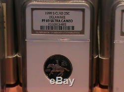 1999-2008 State Quarters Sets-all Pr69-silver Ngc Uc, Clad, And Silver Pcgs Dcam