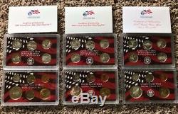1999-2008 State Quarters/Silver Proof Sets Complete with Boxes/COAs + Bonus Item