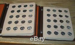 1999-2008 Statehood Quarter Complete Set in Dansco Albums 200 Coins SILVER + PF