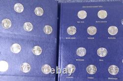 1999-2009 COMPLETE SET 56 Copper/Nickle Statehood U. S. Quarters Whitman Album