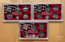1999 -2009 Complete Mint Packaged 224 State Quarter PDSS w Silver & Clad Proofs