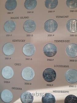 1999-2009 P&D Statehood Quarters + D. C. & Territory Quarters P, D, S &S In Danscos