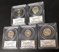 1999-2009 S Silver State Quarter 56 Coin Proof Set PCGS PR69 DCAM 25C New Holder