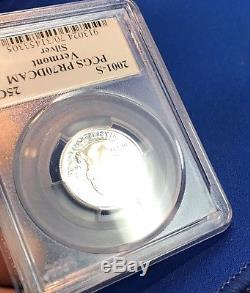 1999-2009 S Silver State Quarter 56 Coin Proof Set PCGS PR70 DC Flag Holder