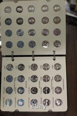 1999-2009 State Quarter Territories Complete Set 224 Coins withSilver Proof