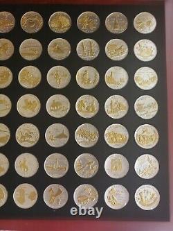 1999-2009 Statehood Quarters Silver Gold Highlighted in Display Box UNC