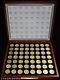 1999-2009 US Gold & Silver Highlighted State Quarters 56pc Set in Wood Case