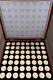 1999-2009 US Gold/Silver Highlights State Quarters 56 Coin Set in Wood Case