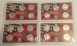1999-2010 SILVER (61) State, Territory & ATB Quarter Proof Sets 1999 ALL 9 COINS