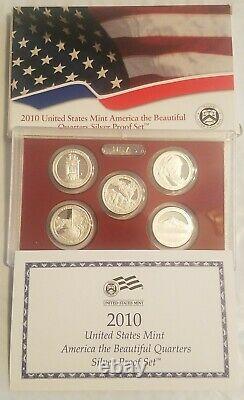 1999-2010 SILVER (61) State, Territory & ATB Quarter Proof Sets 1999 ALL 9 COINS